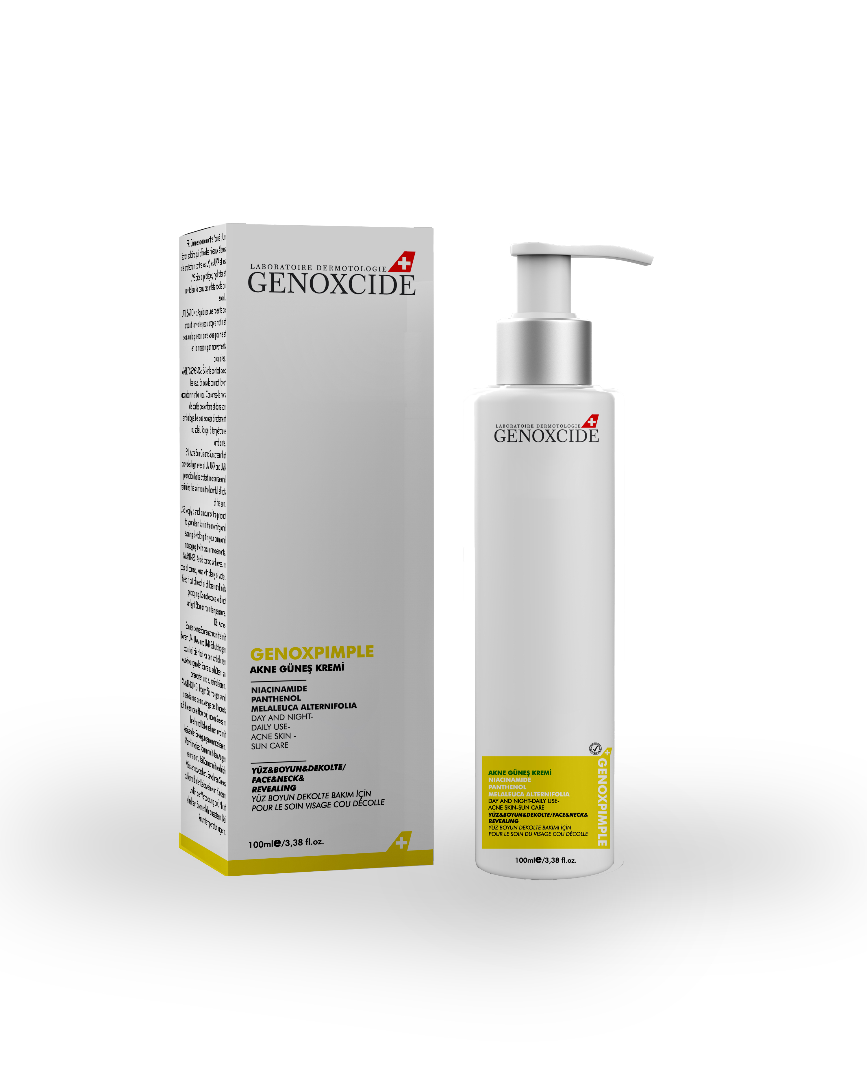 Akne Güneş Kremi 100 ml, genoxcide.com